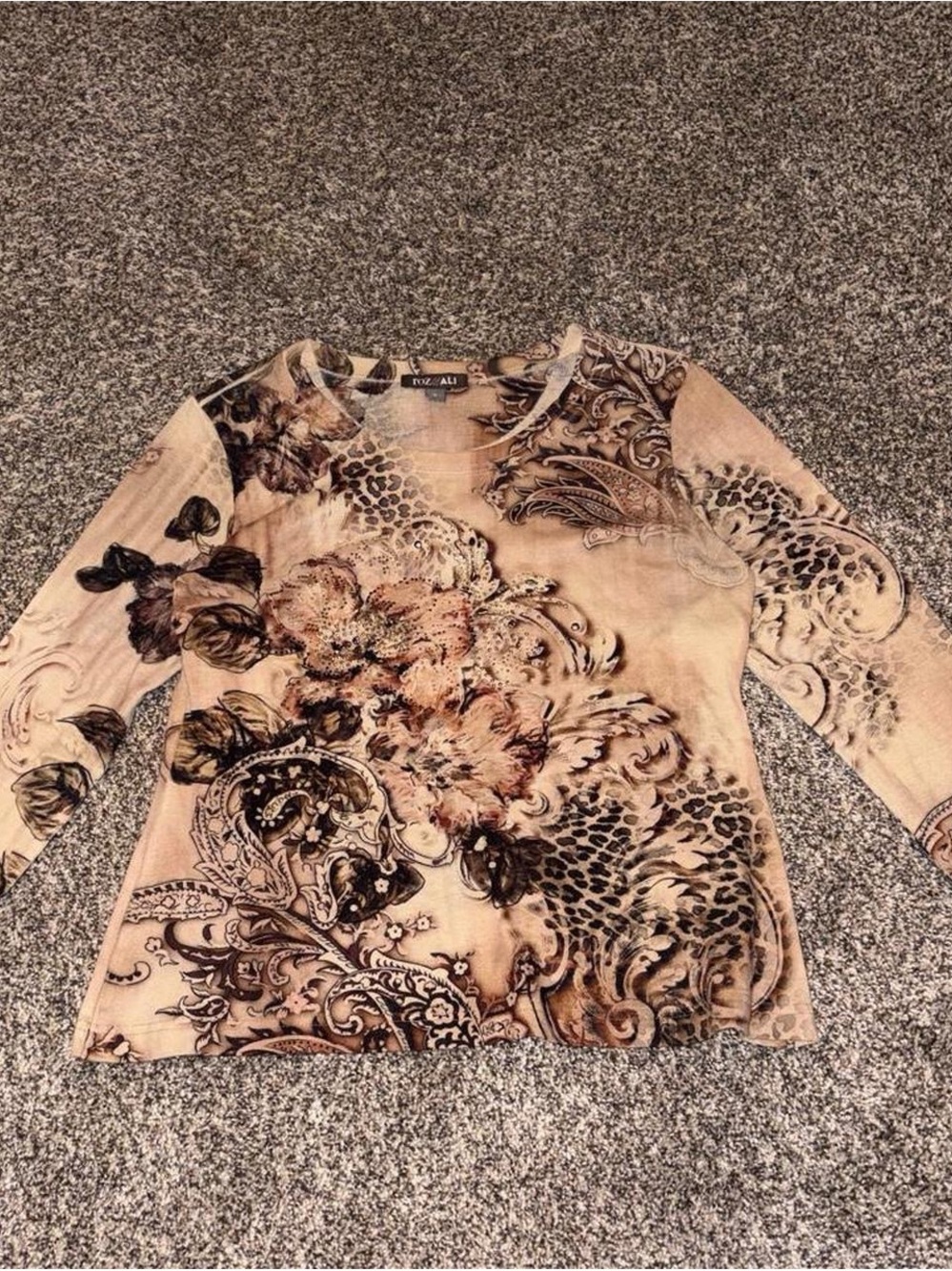 Y2K grunge whimsygoth top with sequins